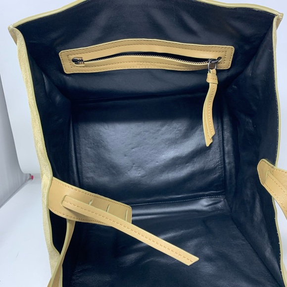 authentic CELINE Suede Phantom Luggage Tote Bag - Picture 13 of 14